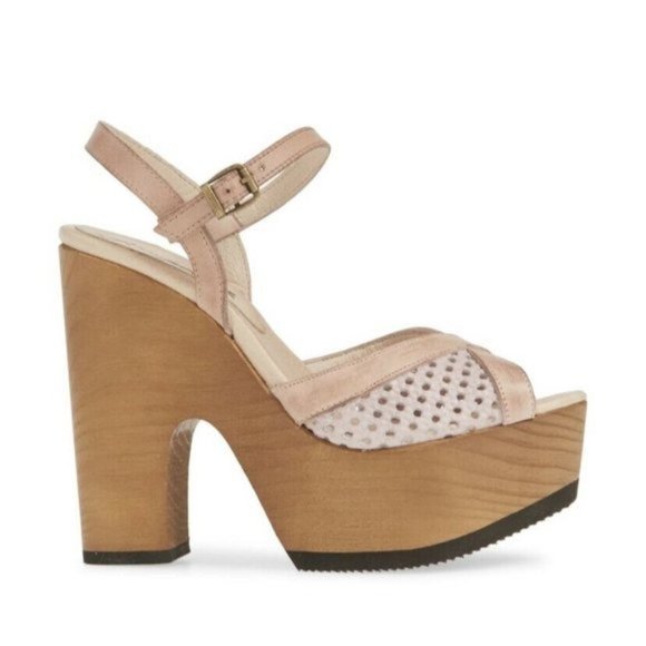 Free People Rendezvous Platform Sandals Natural - Picture 3 of 10